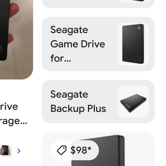 Seagate 2 terabyte external hard drive - Picture 6 of 7